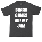 Board Games are My Jam tall t-shirt for men in Dark Heather Grey