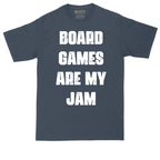 Board Games are My Jam tall t-shirt for men in Heather Navy
