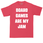 Board Games are My Jam tall t-shirt for men in Heather Red