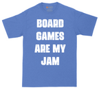 Board Games are My Jam tall t-shirt for men in Heather Royal