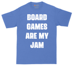 Board Games are My Jam tall t-shirt for men in Heather Royal