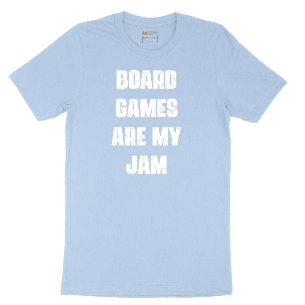 Board Games are My Jam Toddler Short Sleeve Tee - Light Blue