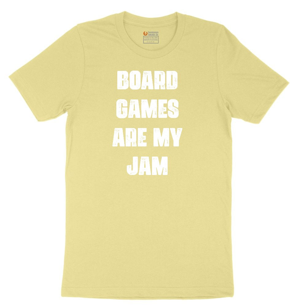 Board Games are My Jam Toddler Short Sleeve Tee - Yellow