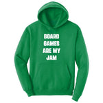 Board Games are My Jam Youth Hoodie - Kelly Green