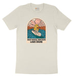 Boat Waves Sun Rays Lake Days Ladies Short Sleeve Tee - Natural Heather