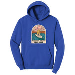 Boat Waves Sun Rays Lake Days Hoodie - True Royal