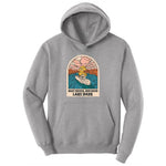 Boat Waves Sun Rays Lake Days Toddler Hoodie - Athletic Heather