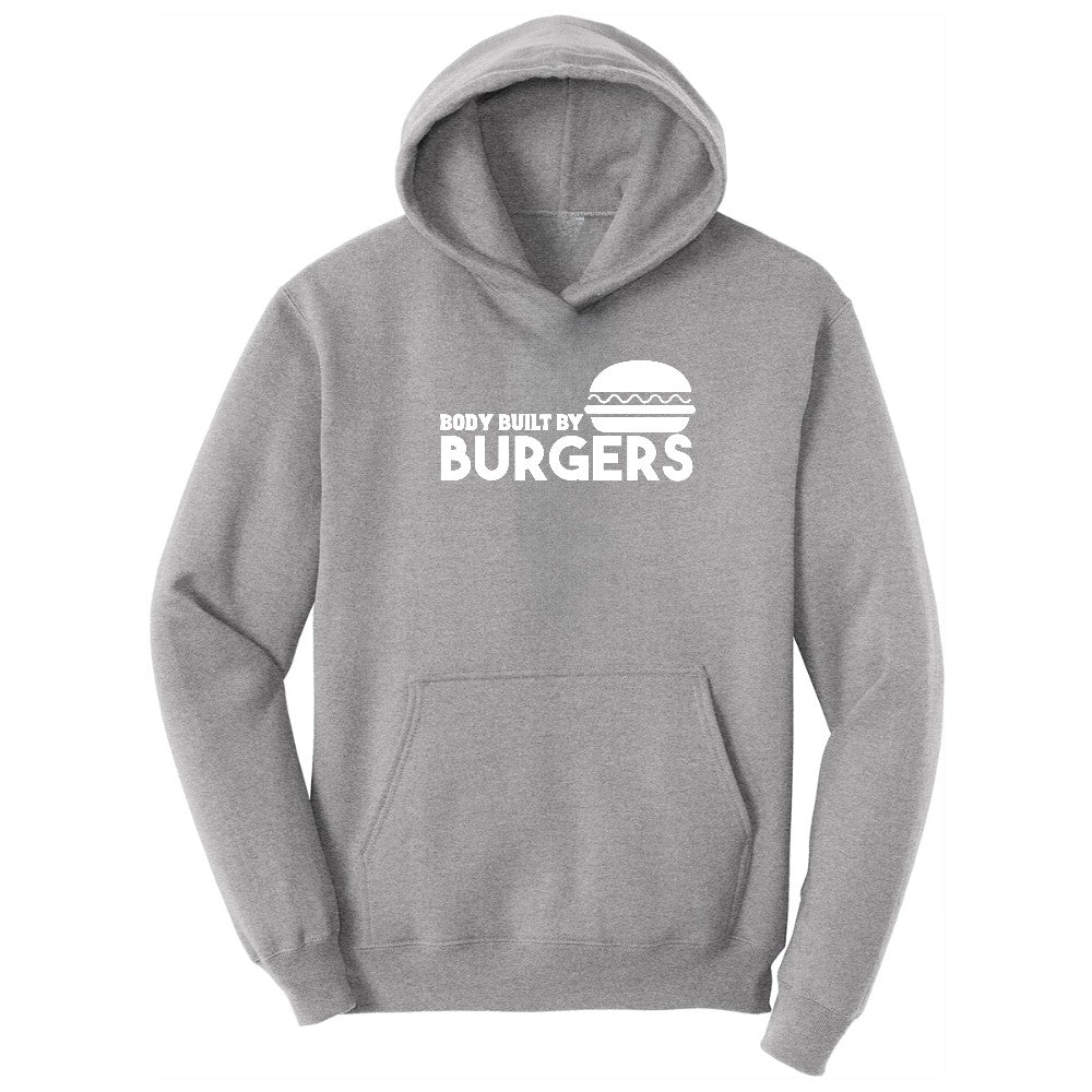 Body Built by Burgers Hoodie - Athletic Heather
