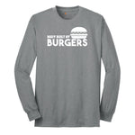 Body Built by Burgers Long Sleeve Tee - Athletic Grey
