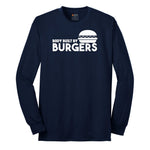 Body Built by Burgers Long Sleeve Tee - Navy