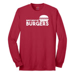 Body Built by Burgers Long Sleeve Tee - Red