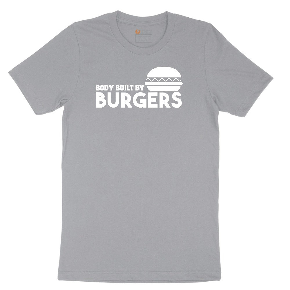 Body Built by Burgers Short Sleeve Tee - Athletic Heather Grey