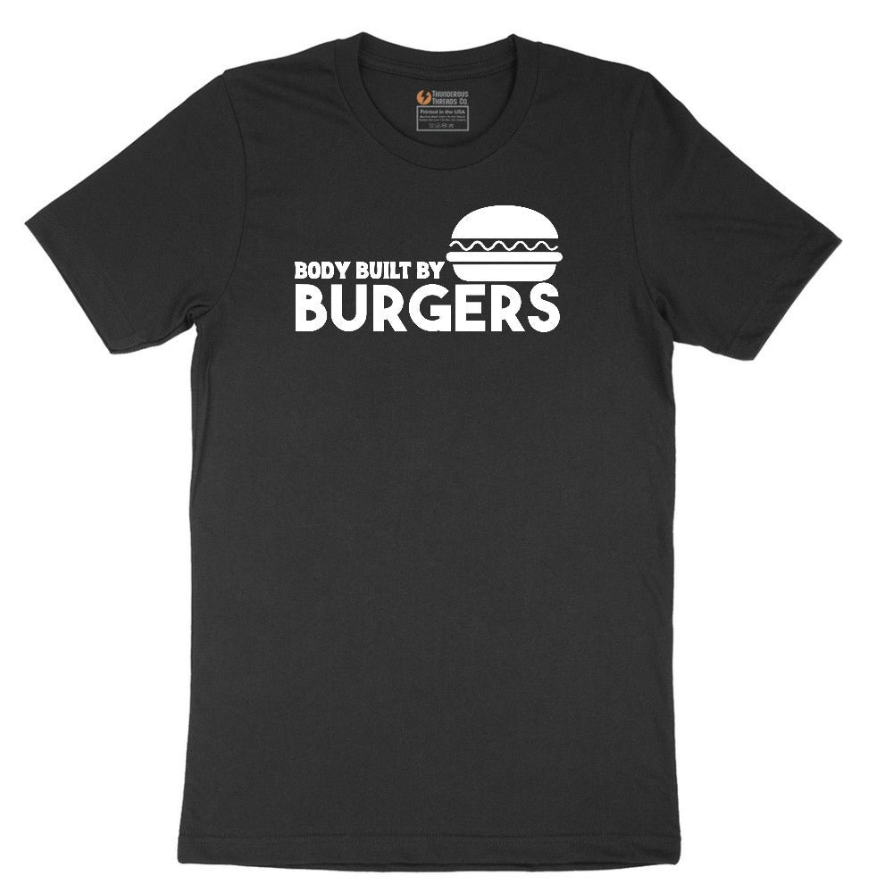 Body Built by Burgers Short Sleeve Tee - Jet Black