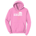 Body Built by Burgers Toddler Hoodie - Candy Pink