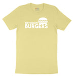 Body Built by Burgers Toddler Short Sleeve Tee - Yellow