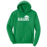 Body Built by Burgers Youth Hoodie - Kelly Green