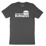Body Built by Burgers Youth Short Sleeve Tee - Dark Heather Grey