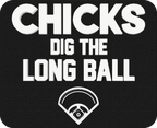 Chicks Dig the Long Ball - 3D Patch Trucker Hat