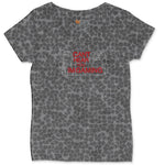 Can't Hear You I'm Gaming - Mens & Ladies T-Shirt Ladies Curvy Tee - Black Leopard
