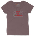 Can't Hear You I'm Gaming - Mens & Ladies T-Shirt Ladies Curvy Tee - Sangria Blackout