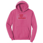 Can't Hear You I'm Gaming - Mens & Ladies T-Shirt Ladies Hoodie - Sangria