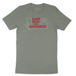 Can't Hear You I'm Gaming - Mens & Ladies T-Shirt Ladies Short Sleeve Tee - Bamboo Blackout