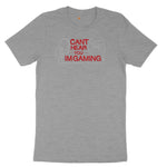 Can't Hear You I'm Gaming - Mens & Ladies T-Shirt Ladies Short Sleeve Tee - Granite Heather