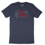 Can't Hear You I'm Gaming - Mens & Ladies T-Shirt Short Sleeve Tee - Heather Navy