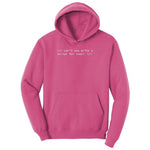 Can't You Write a Script for That Ladies Hoodie - Sangria