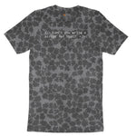 Can't You Write a Script for That Ladies Short Sleeve Tee - Black Leopard