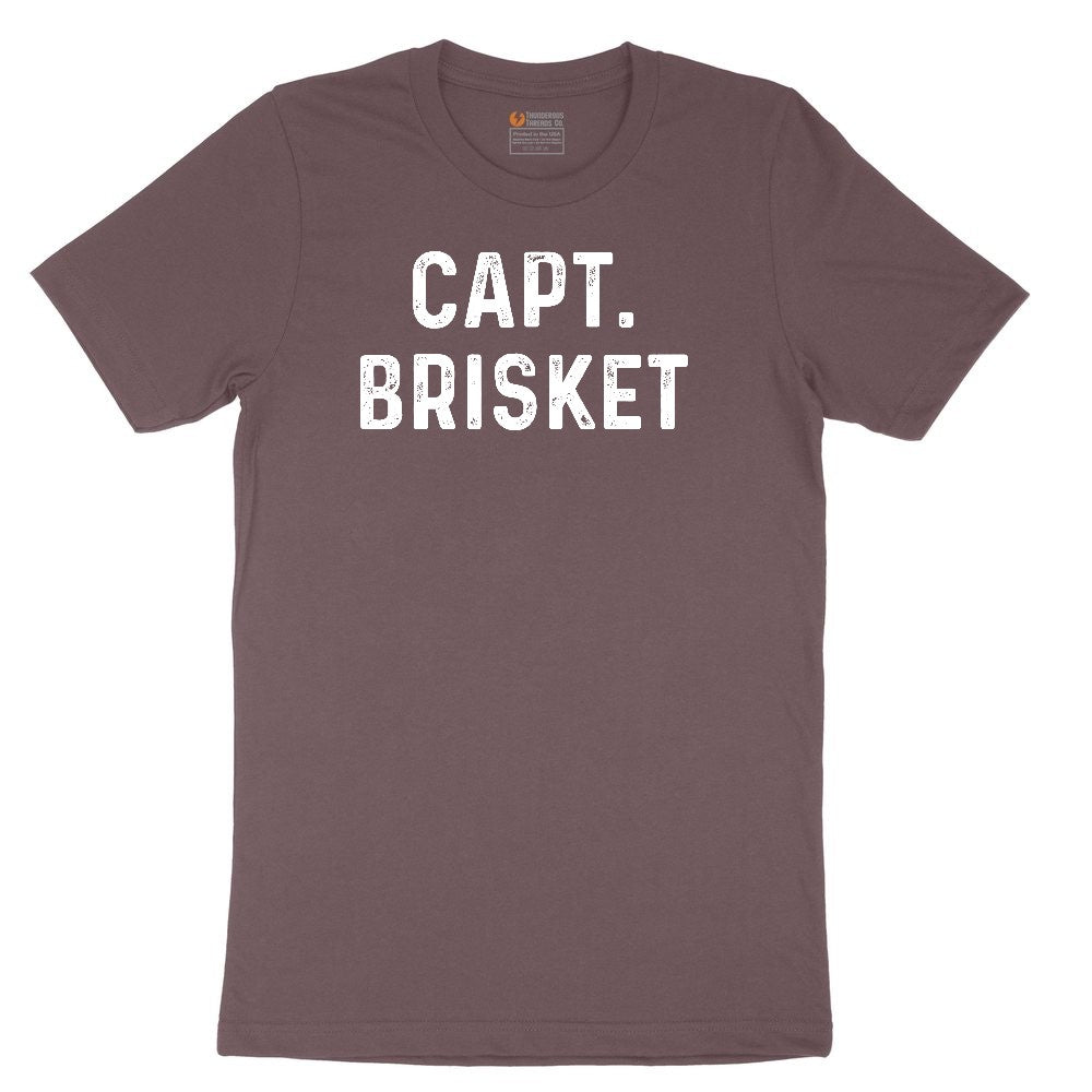 Capt Brisket Ladies Short Sleeve Tee - Sangria Blackout