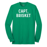Capt Brisket Long Sleeve Tee - Kelly Green