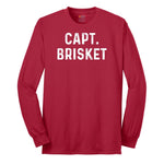 Capt Brisket Long Sleeve Tee - Red