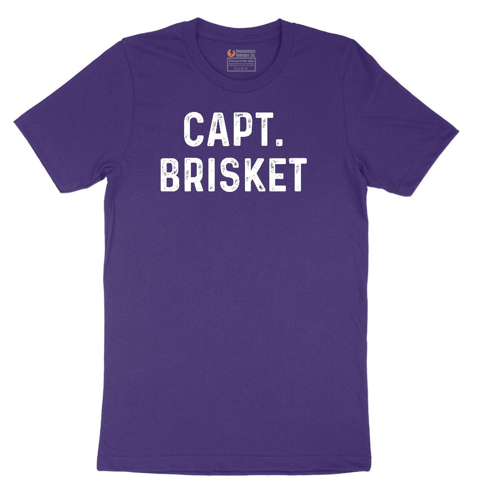 Capt Brisket Short Sleeve Tee - Team Purple