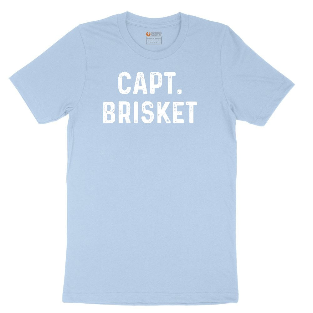 Capt Brisket Toddler Short Sleeve Tee - Light Blue