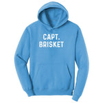 Capt Brisket Youth Hoodie - Aquatic Blue