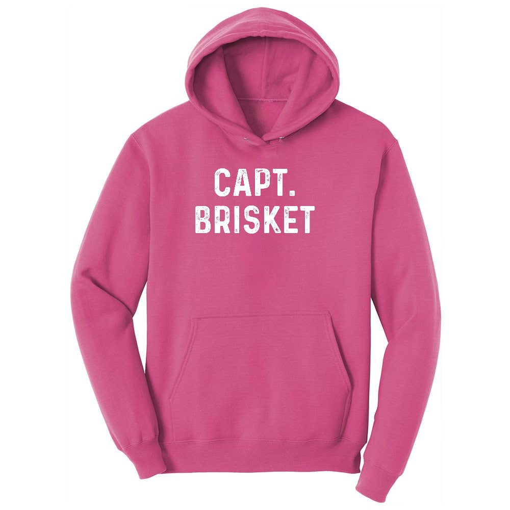 Capt Brisket Youth Hoodie - Sangria
