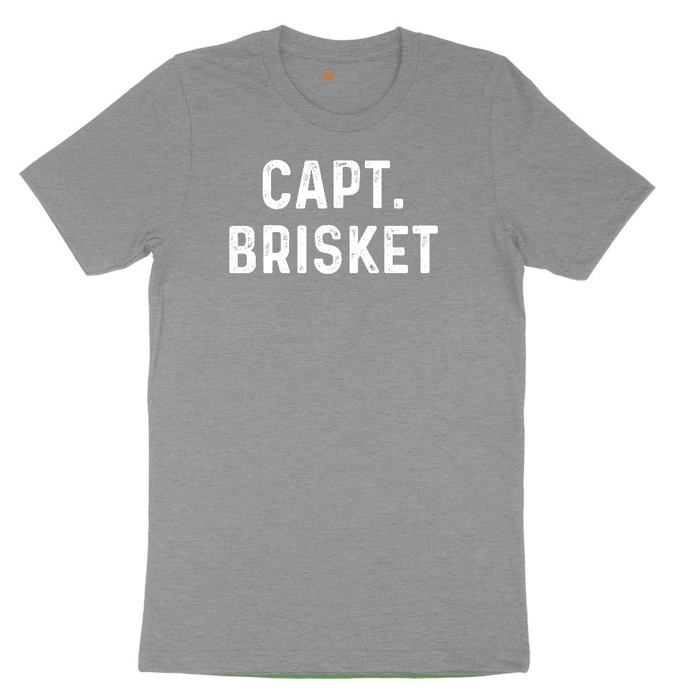 Capt Brisket Youth Short Sleeve Tee - Athletic Heather