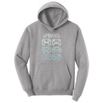 Check Out My Six Pack Video Game Version - Mens & Ladies T-Shirt Ladies Hoodie - Athletic Heather