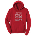 Check Out My Six Pack Video Game Version - Mens & Ladies T-Shirt Hoodie - Red