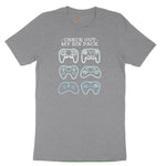 Check Out My Six Pack Video Game Version - Mens & Ladies T-Shirt Toddler Short Sleeve Tee - Athletic Heather