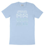Check Out My Six Pack Video Game Version - Mens & Ladies T-Shirt Toddler Short Sleeve Tee - Light Blue