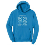 Check Out My Six Pack Video Game Version - Mens & Ladies T-Shirt Youth Hoodie - Sapphire