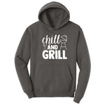 Chill and Grill Hoodie - Charcoal