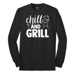 Chill and Grill Long Sleeve Tee - Jet Black