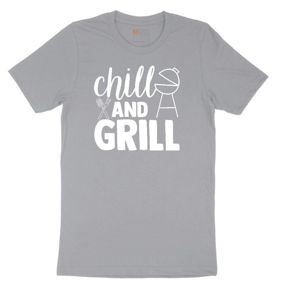 Chill and Grill Short Sleeve Tee - Athletic Heather Grey