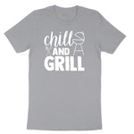 Chill and Grill Short Sleeve Tee - Athletic Heather Grey