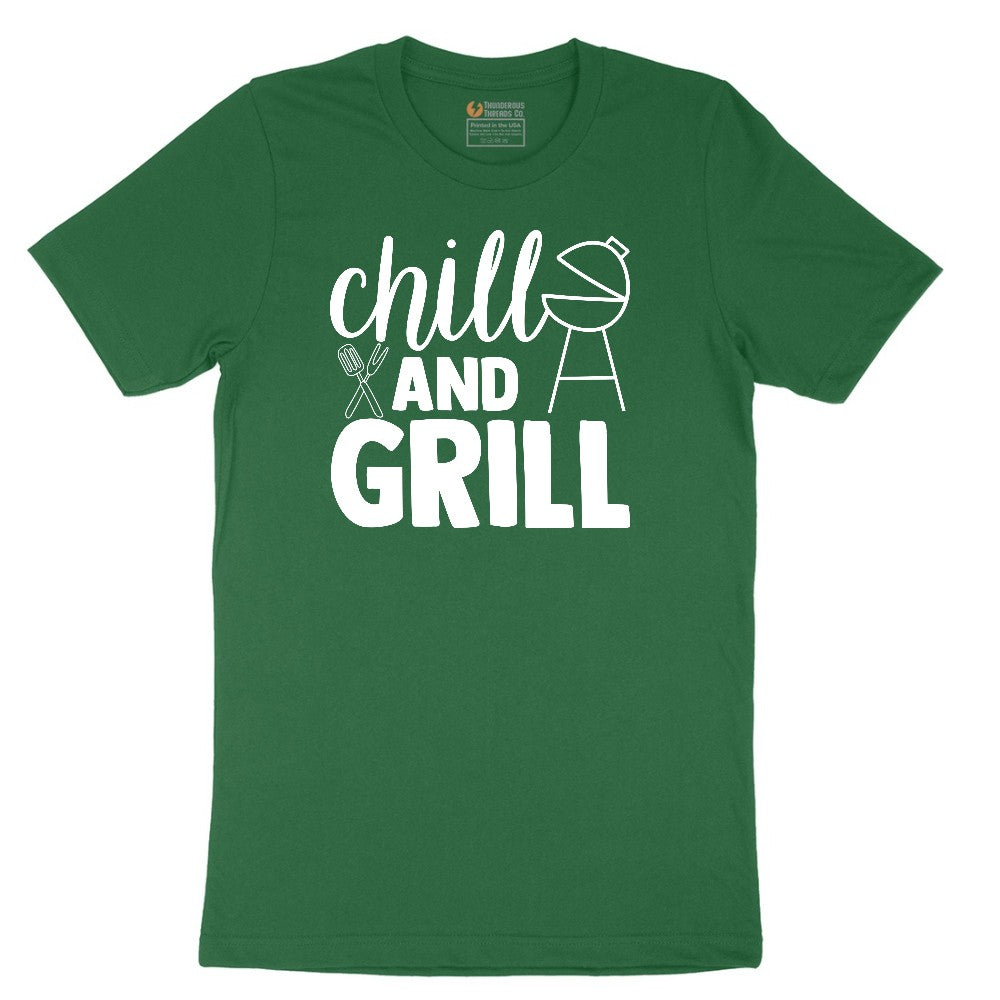 Chill and Grill Short Sleeve Tee - Athletic Kelly