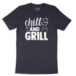 Chill and Grill Short Sleeve Tee - Deep Navy