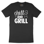 Chill and Grill Short Sleeve Tee - Jet Black